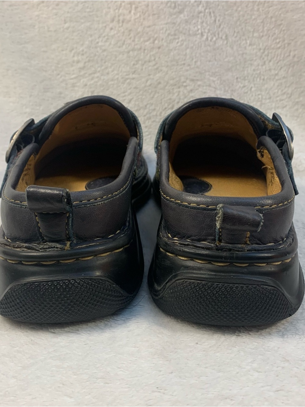 Born Navajo Aztec Wool-Pattern Slip-On Loafers with Leather Trim Size 6 - Picture 9 of 14